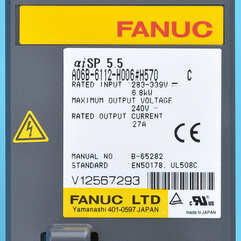 Professional China Fanuc Axis Control Card - Fanuc drives A06B-6112-H006#H570 C Fanuc aiSP 5.5 spindle amplifier – Weite detail pictures